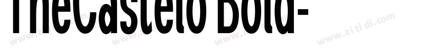 TheCastelo Bold字体转换